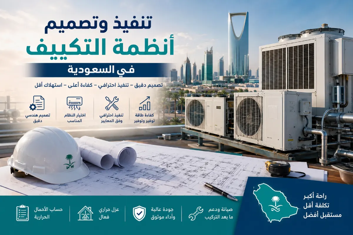تصميم وتنفيذ أنظمة تكييف