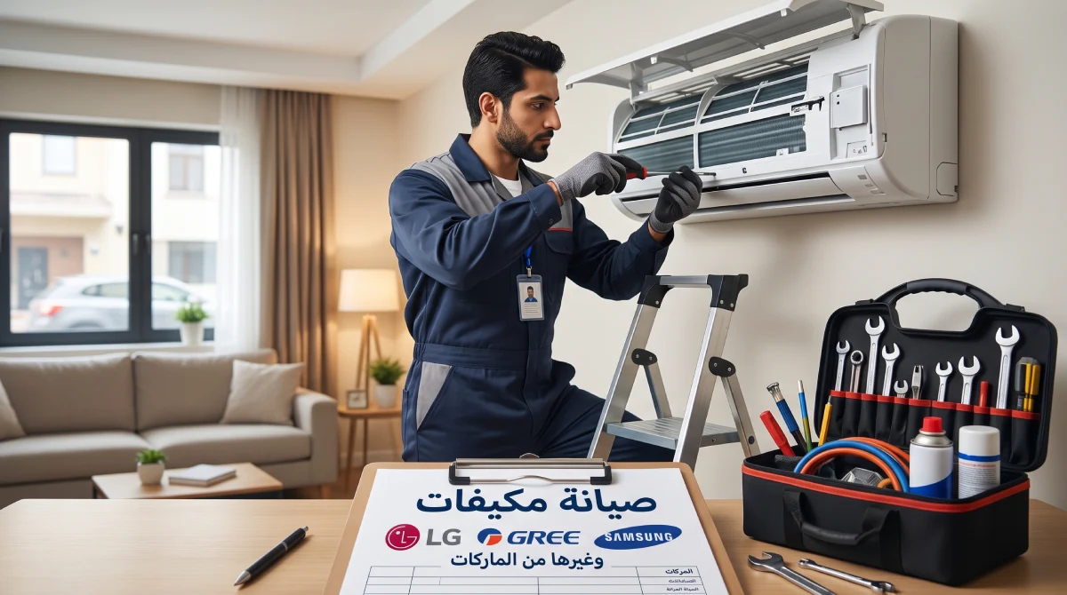 صيانة مكيفات LG وGree وSamsung